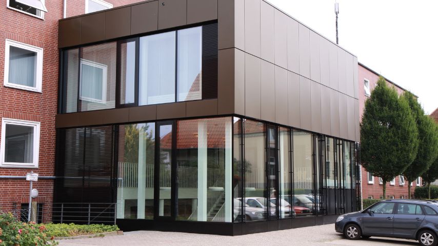 Aluminium Fassaden / Fassadenelemente f&uuml;r Schulen