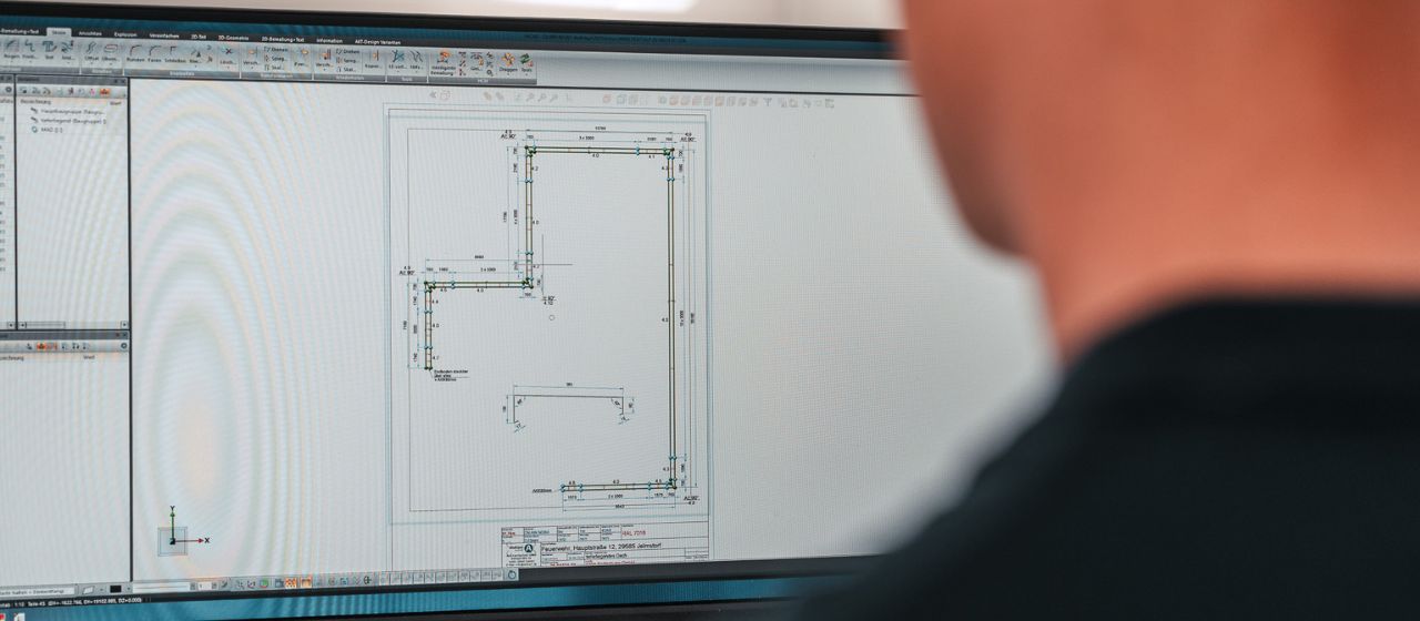 Arbeitsalltag als Technischer Systemplaner bei ALU-Kanttechnik - CAD Programm